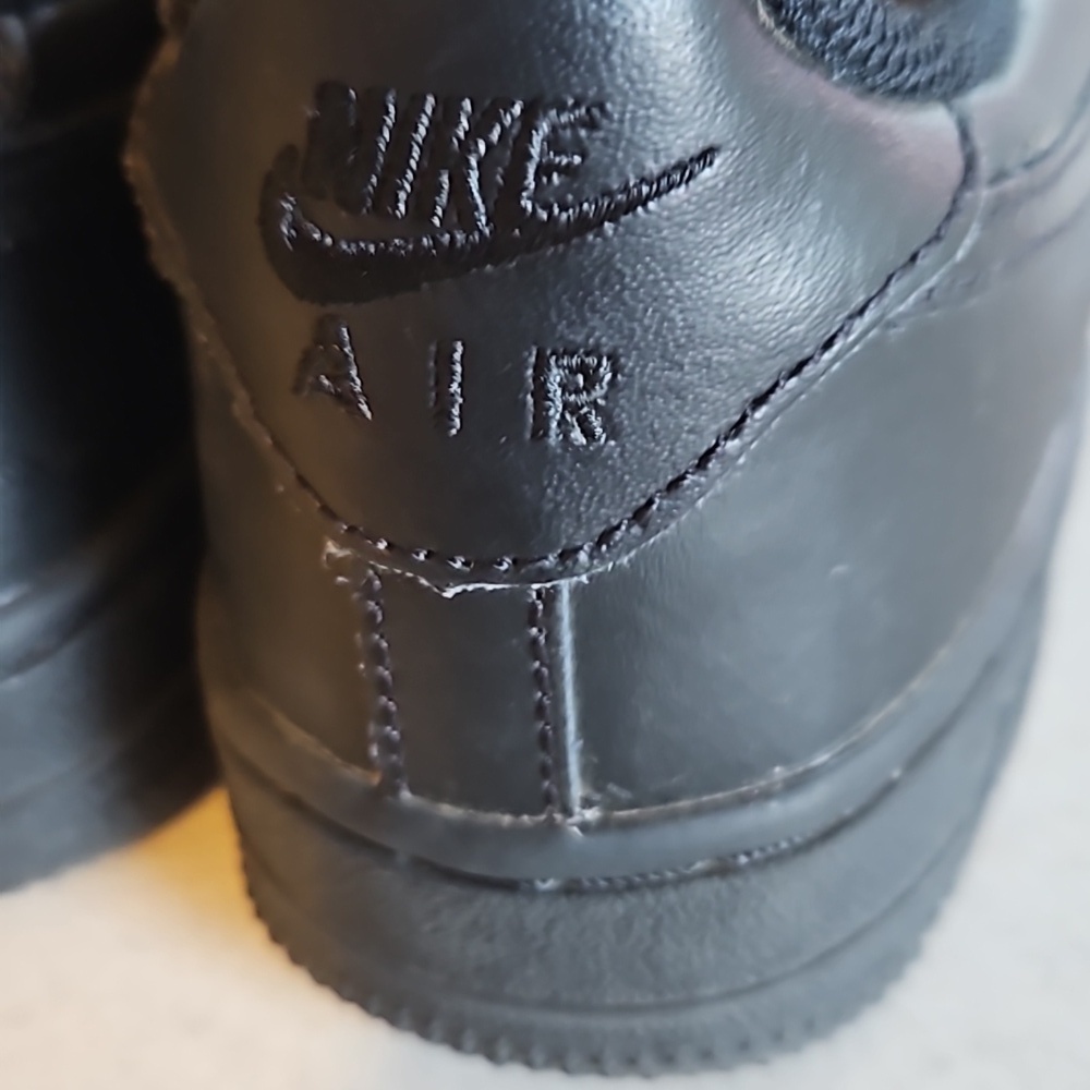 Nike Air force one black youth sneakers - Picture 6 of 11